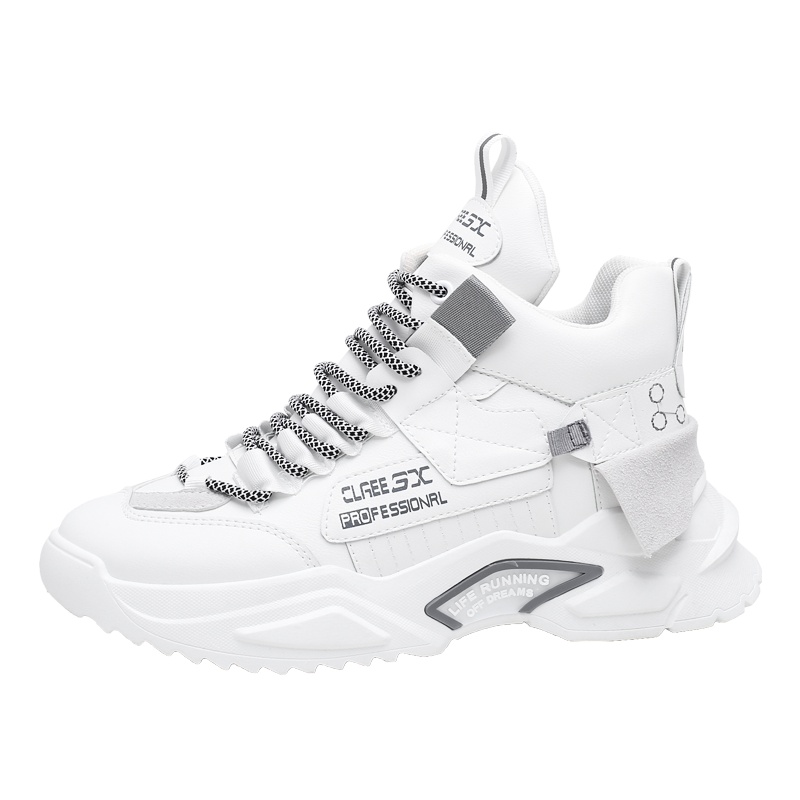 【预售】木林森男鞋2020冬季新款加绒高帮保暖百搭韩版运动休闲潮流鞋子男