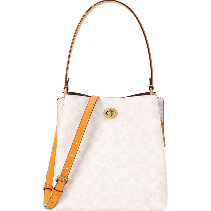 COACH蔻驰 女包 CHARLIE水桶包 斜挎包 单肩包 手提包 老花金扣1027