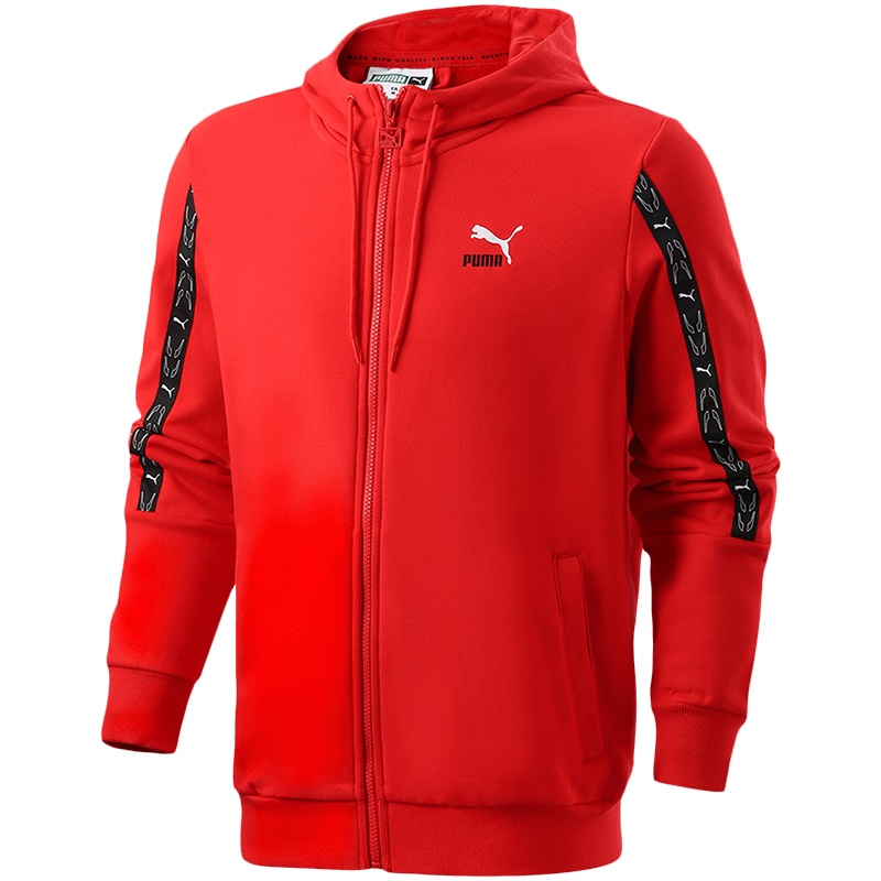 PUMA彪马男装运动服休闲连帽针织外套531071