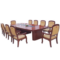 鸿业盛大培训桌办公家具洽谈桌会议桌大型开会桌办公桌会议桌会议台会议桌1.6米会议桌定制