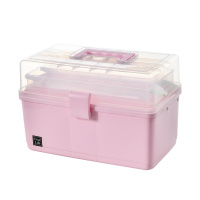 菲仕康家用大容量多层医药箱收纳盒箱三层大号装