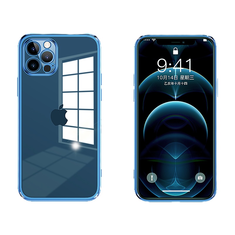 古尚古苹果12手机壳iPhone12proMax透明软硅胶防摔保护套mini摄像镜头全包耐脏新款网红女por软壳十二潮牌