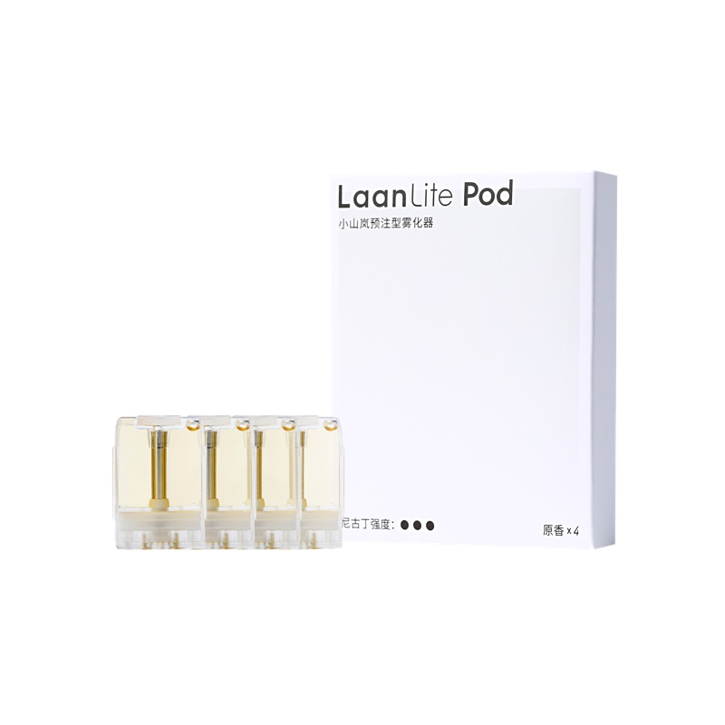 Laan小山岚电子烟陶瓷芯防漏油烟弹 4支装