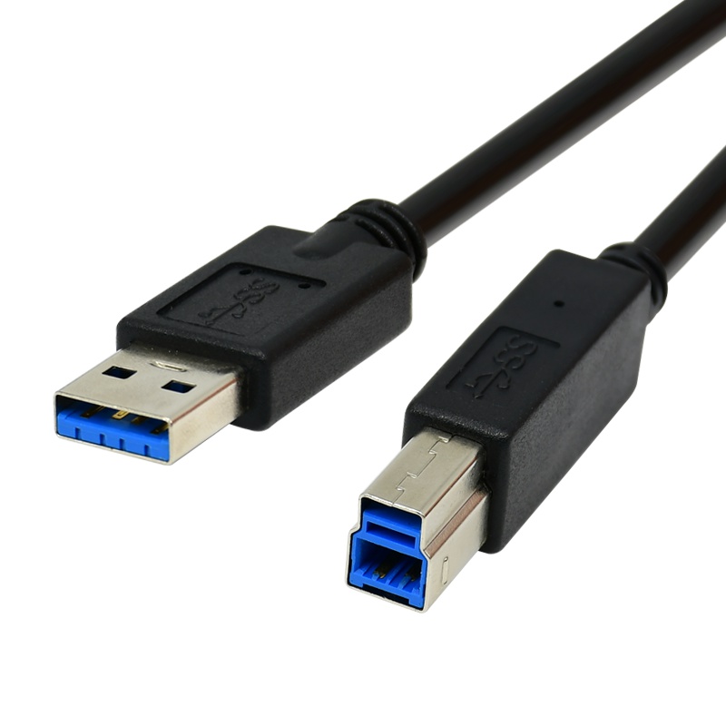 酷比客(L-CUBIC) LCCPUSB3AMBMBK-3M USB3.0打印机线数据连接线 黑色3米