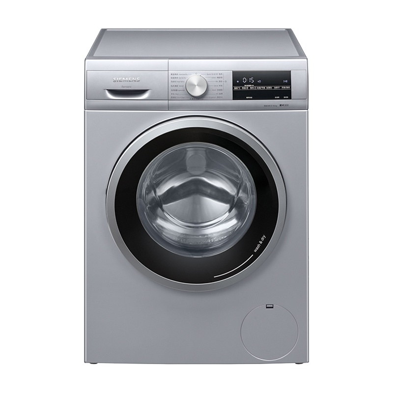 SIEMENS/西门子 洗9烘6 大容量全自动变频滚筒随心控时丝绸洗洗衣机 WN42A1U80W