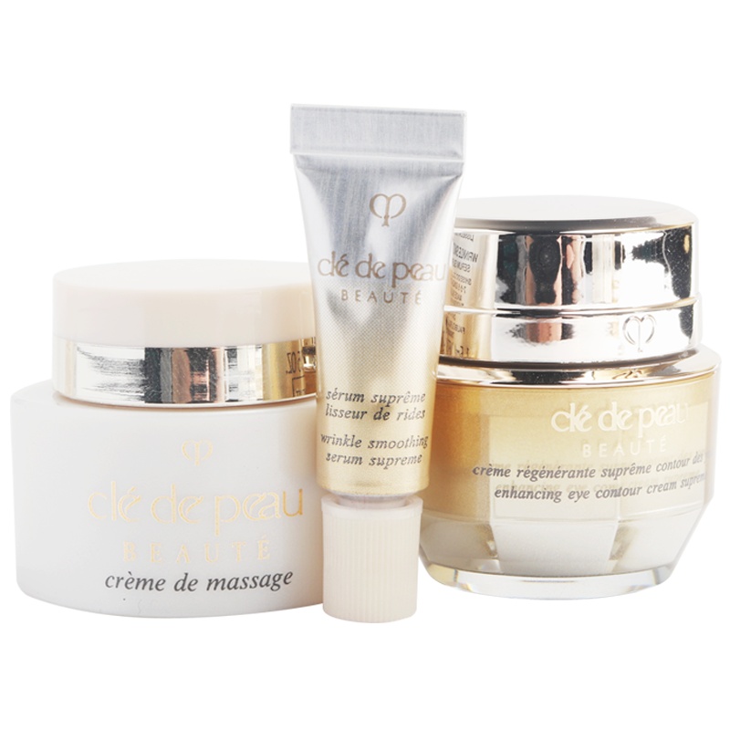 肌肤之钥(cpb)按摩霜6ml+肌肤之钥紧致抚纹精华眼霜2ml+肌肤之钥抚纹抗皱精华乳1.5ml