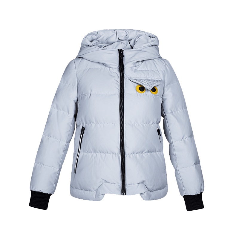 ERAL/艾莱依冬装女巫帽可爱加厚羽绒服女短款潮12009-EDAA