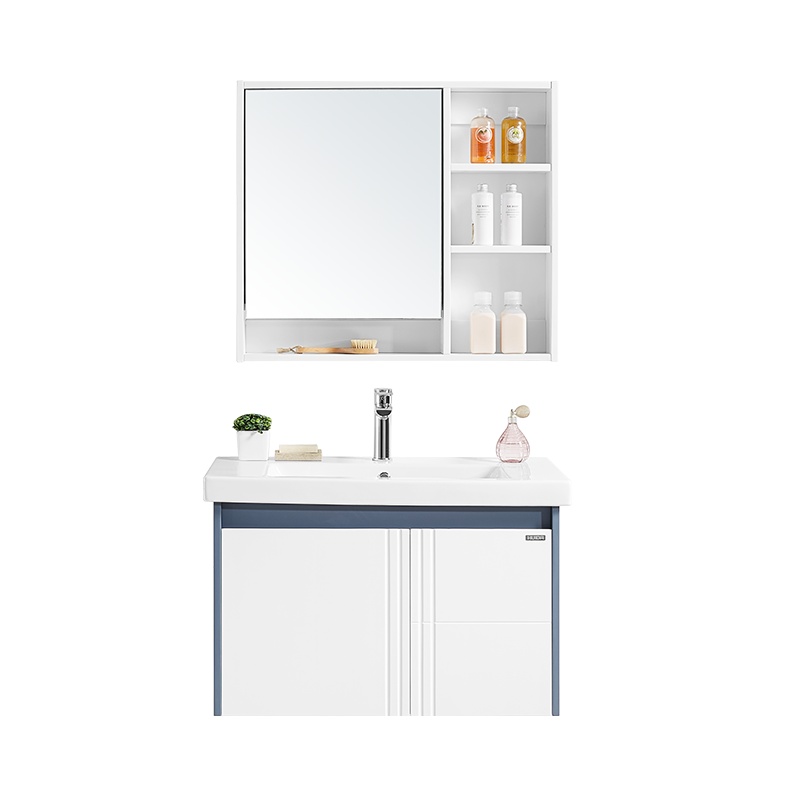 惠达卫浴简约防潮现代实木浴室柜卫生间组合柜洗手盆洗脸盆洗漱台801-80