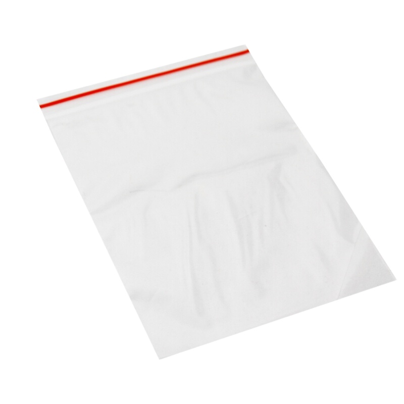 得力3026自封袋(透明)-7号(100个/包)200x140mm0.04mm