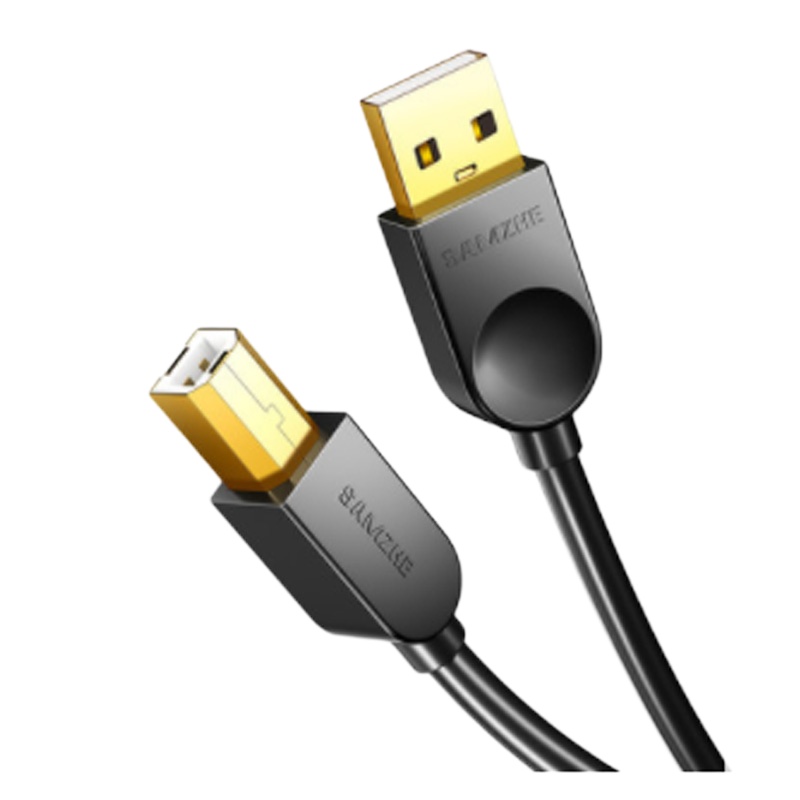 山泽usb打印机数据线电脑连接线5米