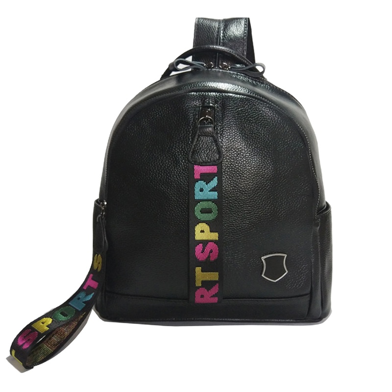 双肩包女包2019秋冬新款女式百搭纯皮软皮两用大容量背包学院风书包