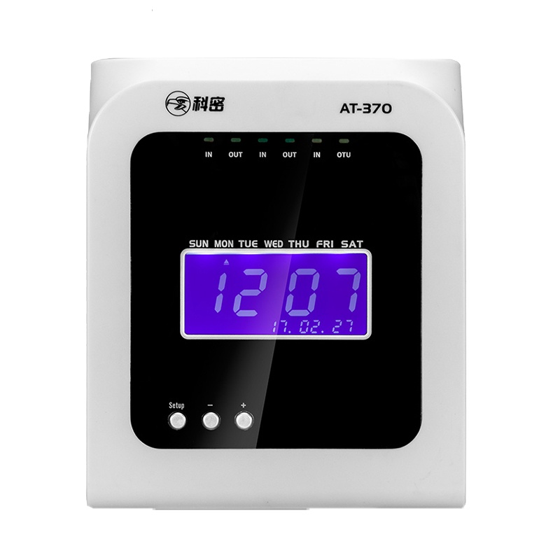 科密(Comet)AT-370微电脑考勤机 热敏纸卡打卡机打卡钟 自动移位免色带 上班签到打卡器 考勤机