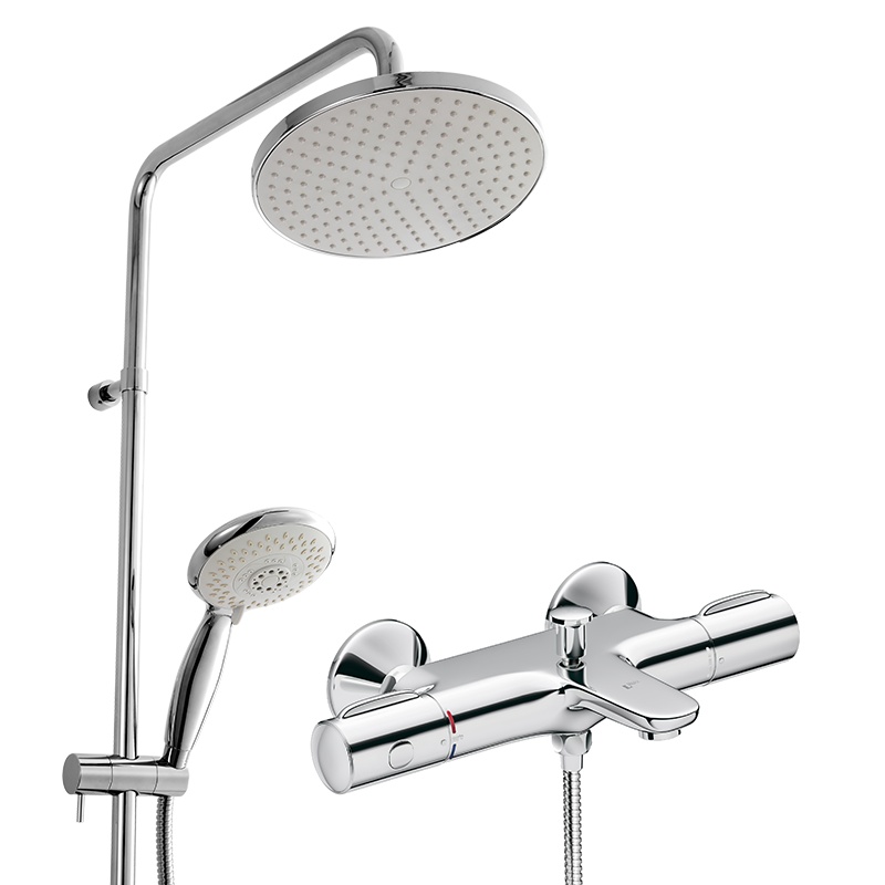 日本-伊奈(INAX)恒温花洒套装智能恒温龙头手持淋浴花洒大顶喷混水阀