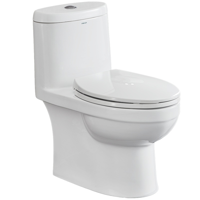 法恩莎马桶 座便器家用节水喷射虹吸式金马桶奖抽水马桶FB1682