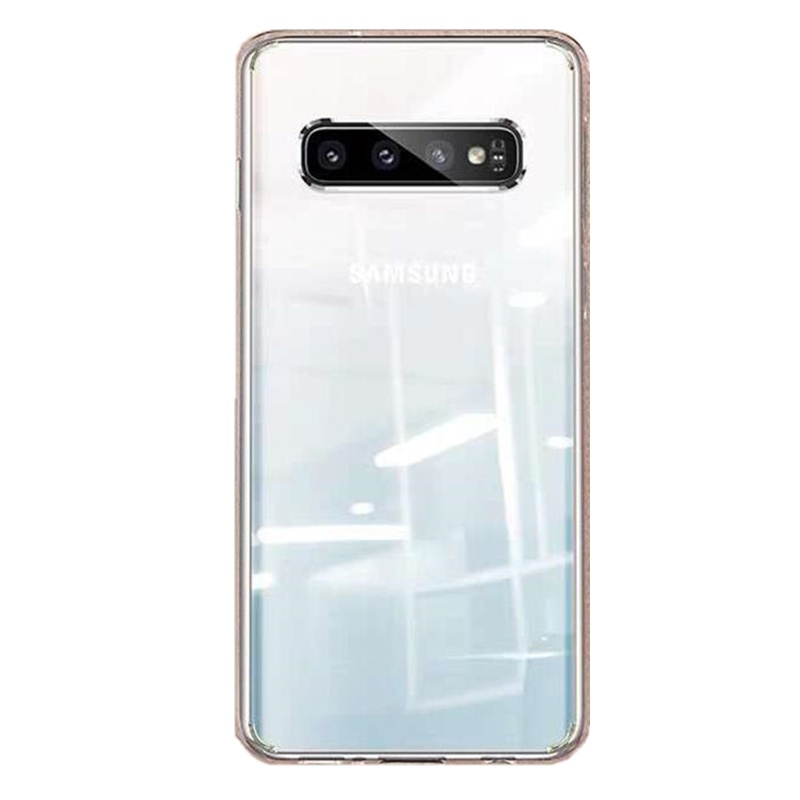 [送钢化膜]三星note10pro手机壳s9硅胶s10+保护套全包note9气囊防摔超薄透明软壳潮note10pro