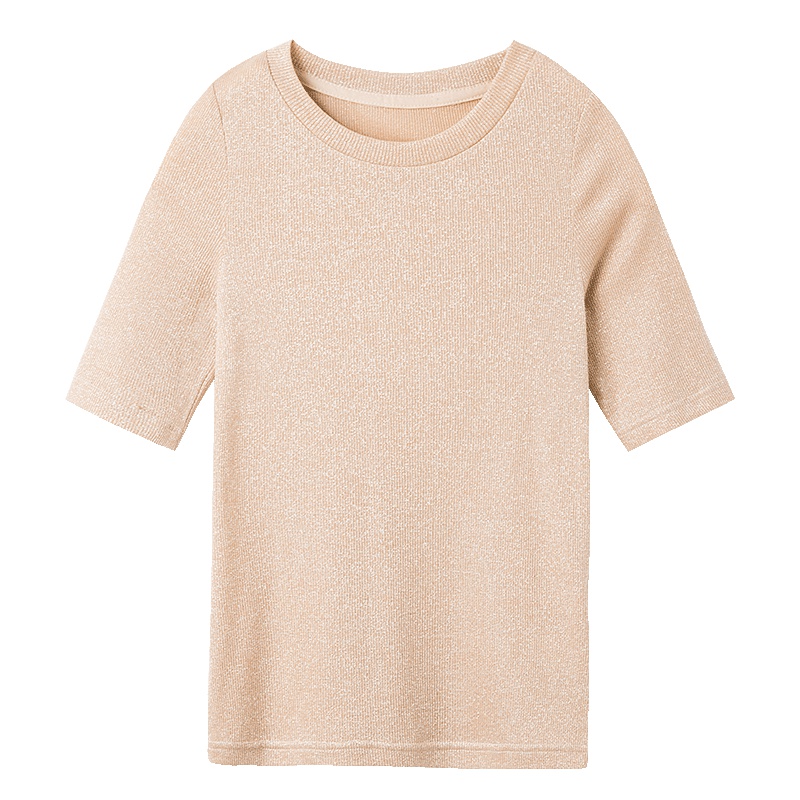 No1dara2019新款夏网红短袖t恤女修紧身打底衫韩版百搭ins潮内搭半袖上衣