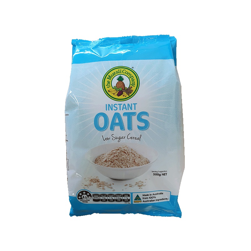HEMUESLICOMPANY 麦妙立 澳洲精装速溶低糖燕麦片500G 即食麦片 营养代餐 澳洲进口
