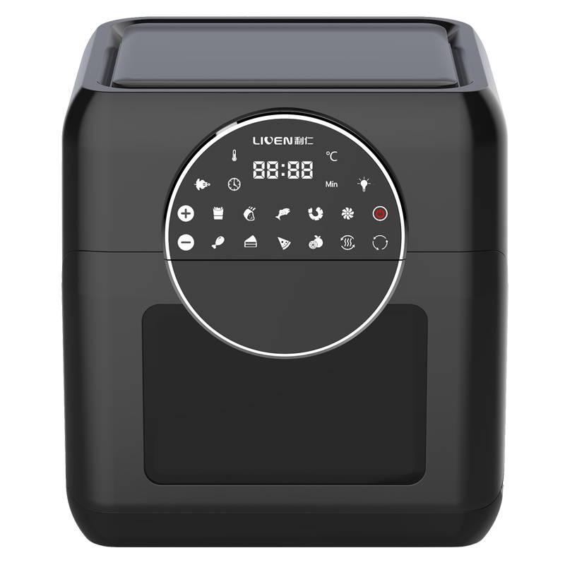 利仁(Liven)智能空气炸锅KZ-D1002家用多功能无油煎炸无烟大容量双锅热空气循环不粘烤架易清洗自动断电