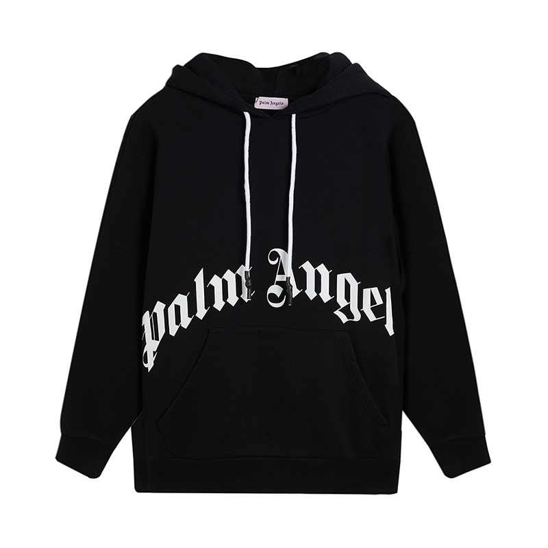 PALM ANGELS 2020新品 男士Logo徽标骷髅印花连帽卫衣
