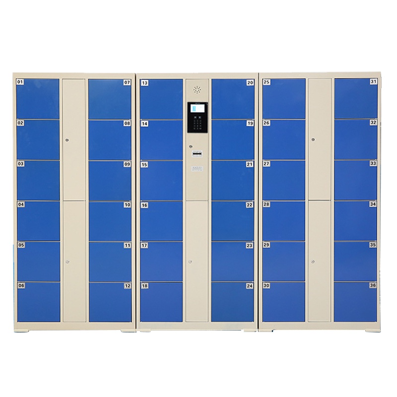 [规格:36格15*15mm/格]人脸识别寄存柜 电子储物柜商场柜 超市图书馆考场 脸部识别智能存包柜