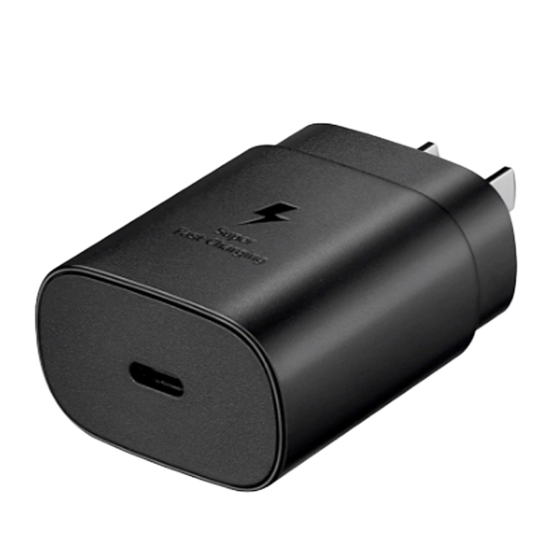 三星原装25W充电器note20 S21/20 W22 Fold3 filp3旅行PD快充电器type-c接口线 黑色