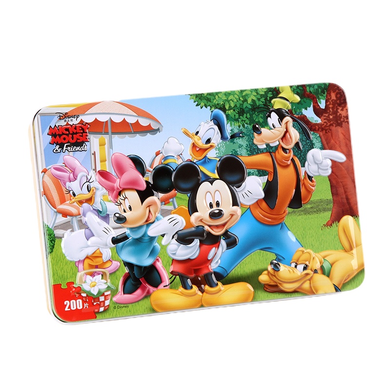 迪士尼(DISNEY)100200片儿童拼图男孩女孩木质拼图3-6幼儿园宝宝玩具 2794米奇200片