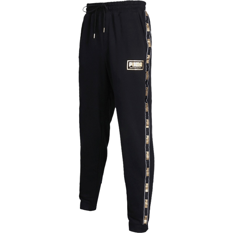 PUMA彪马男裤2020新款春秋季休闲运动金标串标束脚裤581766