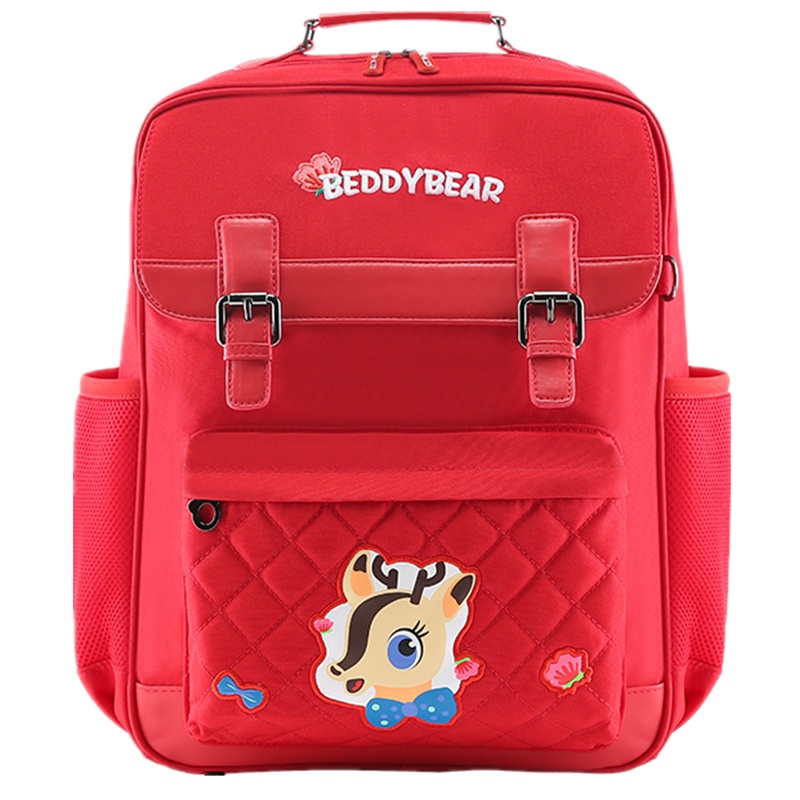 韩版BEDDYBEAR杯具熊儿童幼儿园书包小学生男童女童小孩9-14岁双肩包背包杯具熊皮皮蓝书包防水面