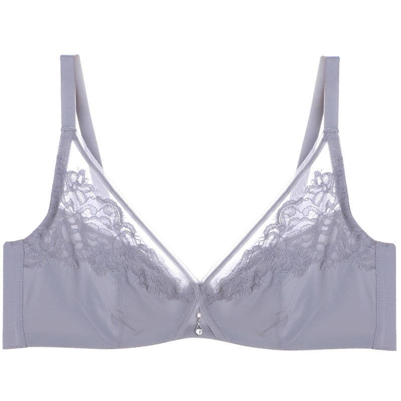 依曼丽内衣女性感文胸 轻薄无痕聚拢调整型上托胸罩