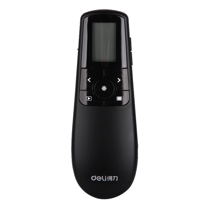 得力deli)激光笔2803空中飞鼠可充电PPT翻页笔/激光翻页笔/无线演示器 30米无线遥控 红光