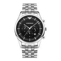 阿玛尼AR11017石英表男 钢带腕表商务石英表潮