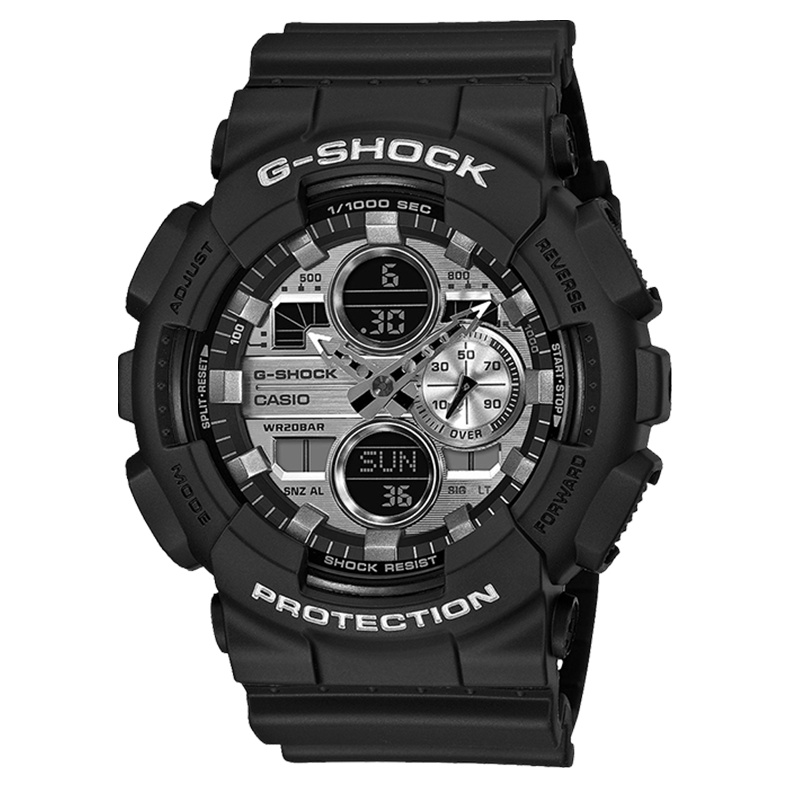 CASIO卡西欧男士手表 G-SHOCK 男石英表运动防水防摔明星同款日韩品牌腕表GA-140GM-1A1PR