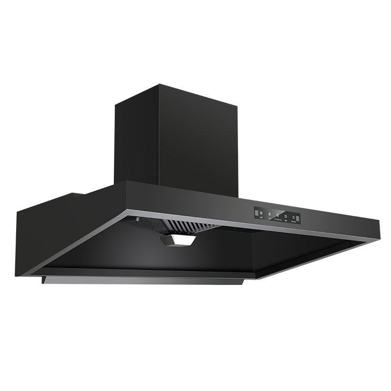 有情 商用油烟机25m³大吸力餐饮食堂一级能效自动热清洗智能触碰饭店农村柴火灶土灶专用大功率单电机黑色款YX-120T