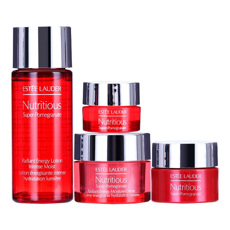 Estee Lauder/雅诗兰黛 红石榴果冻眼霜5ml+红石榴日霜面霜15ml+红石榴晚霜7ml+红石榴水 护肤套装