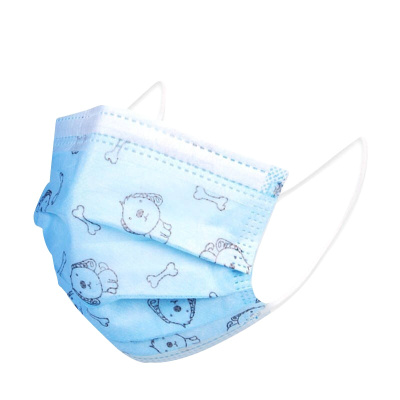 界面医疗儿童医用一次性防护口罩含熔喷布三层防飞沫30只印花款学生
