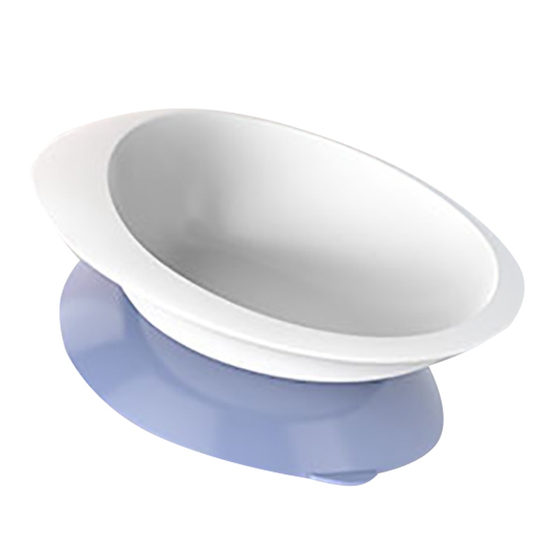 [带勺子]开优米(Kiuimi)儿童餐具宝宝飞碟造型吸盘碗防摔防烫新生婴儿幼儿辅食碗婴童碗 粉色款