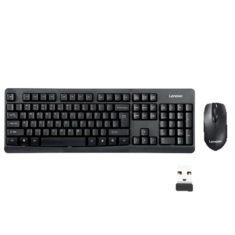 联想(lenovo) KN101 无线键盘鼠标套装 办公鼠标键盘套装