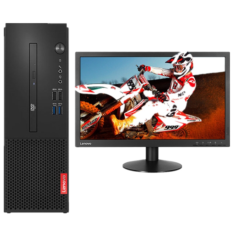 联想(Lenovo)启天M420-A002(C) 台式电脑 i5-9400F/4GB/1T/2G独显/DVDRW/中兴新支点V3/19.5英寸/三年保修