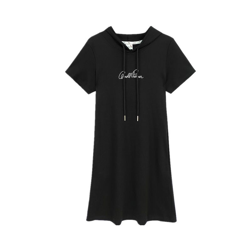 日系甜美吊带背心裙女夏宽松无袖坑条赫本风中长款过膝T恤连衣裙