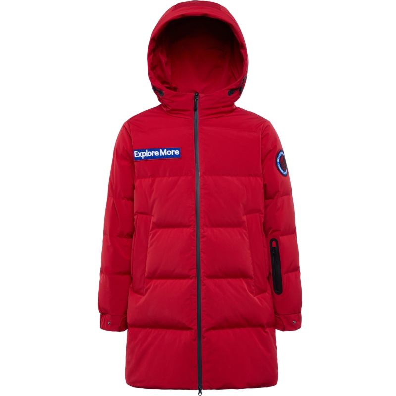 波司登男士鹅绒中长款连帽羽绒服冬季极寒加厚时尚外套