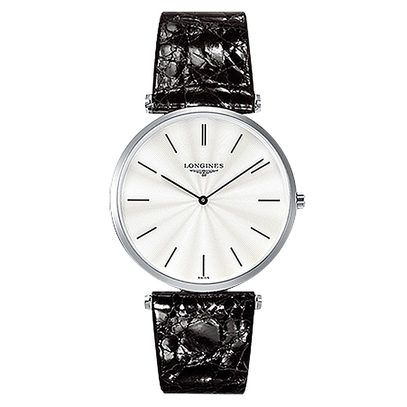 LONGINES 浪琴 嘉岚系列 钢带男士石英表 L4.755.4.58.6 瑞士品牌