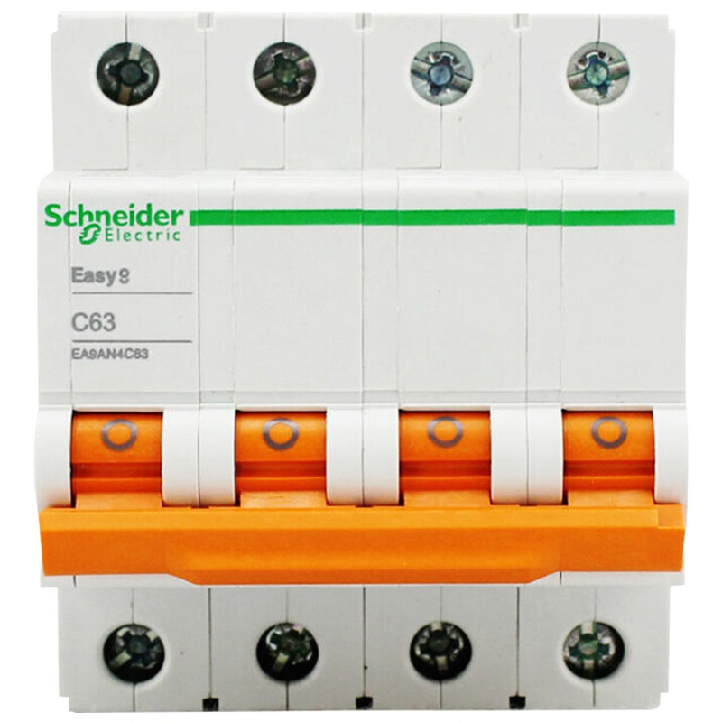 施耐德电气（Schneider Electric）断路器 空气开关 EA9系列 空开电闸总闸 4P C63A