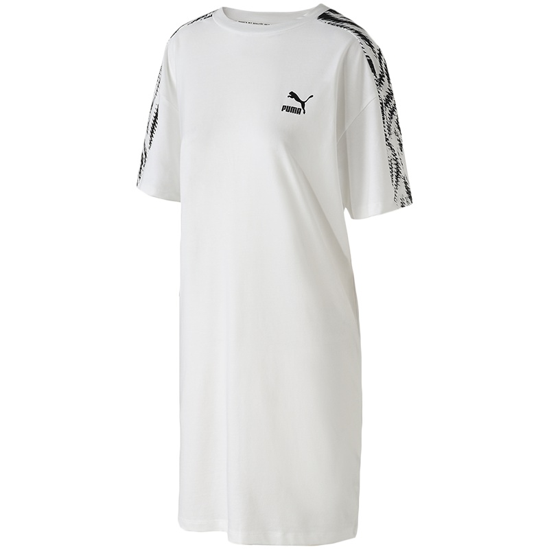 puma彪马女装跑步训练运动服LOGO圆领休闲连衣裙57963702