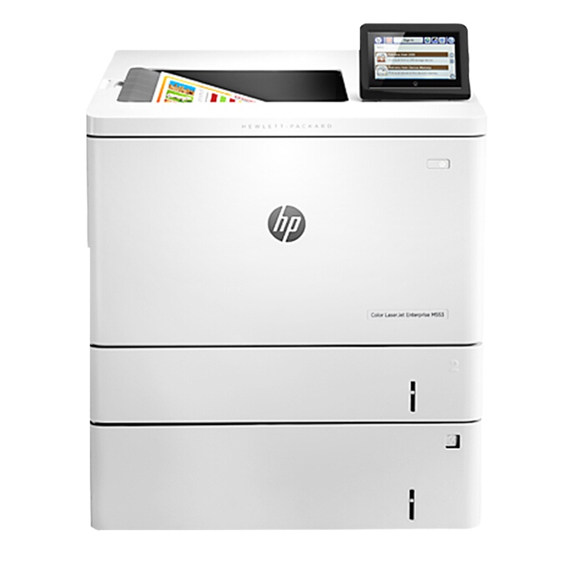惠普HP Color LaserJet M553xh 彩色激光打印机 有线网络 自动双面 企业办公打印