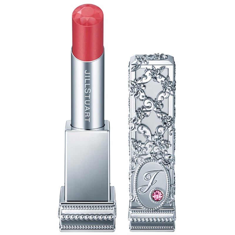 JILL STUART吉尔斯图亚特 蕾丝花漾恋唇膏5g/口紅(10色可选)唇部彩妆唇彩润唇 #05华丽红色调