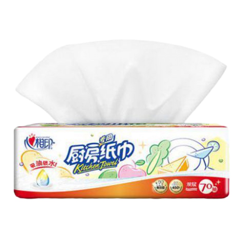 厨房专用抽纸抽取式料理用纸吸油吸水厨房用纸巾抽取式厨房 整箱12包[店长推荐]