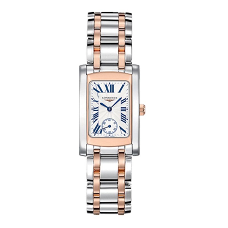 浪琴(Longines)手表 黛绰维纳系列 女士钢带腕表 石英表女优雅女表L5.155.5.71.7
