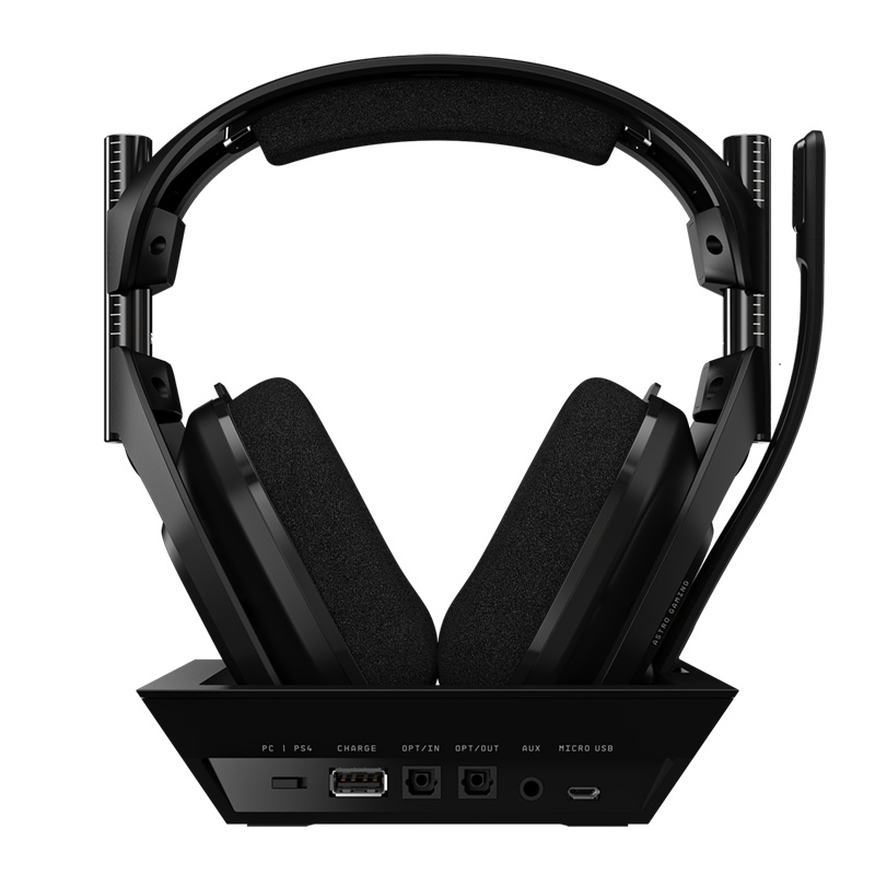 罗技(Logitech)Astro A50 无线游戏耳机麦克风+无线基座 FPS吃鸡耳机 电脑PS4耳机 电竞话筒