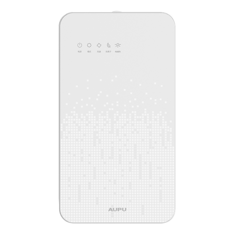 奥普(AUPU)壁挂新风机系列五大模式EBD3007AW/AB纯植物挥发杀菌负离子富氧净化抗菌带电辅热H12级三重滤网