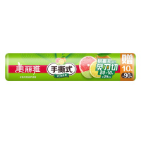 美丽雅 点断式经济装厨房冰箱冷热保鲜易撕PE保鲜膜25CM*80米加赠10米